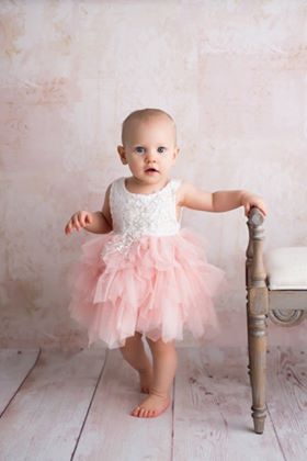 Alanna Pink Flower Girl Tutu Dress Nicolette's Couture Alanna Pink Flower Girl Tutu Dress Nicolette's Couture
