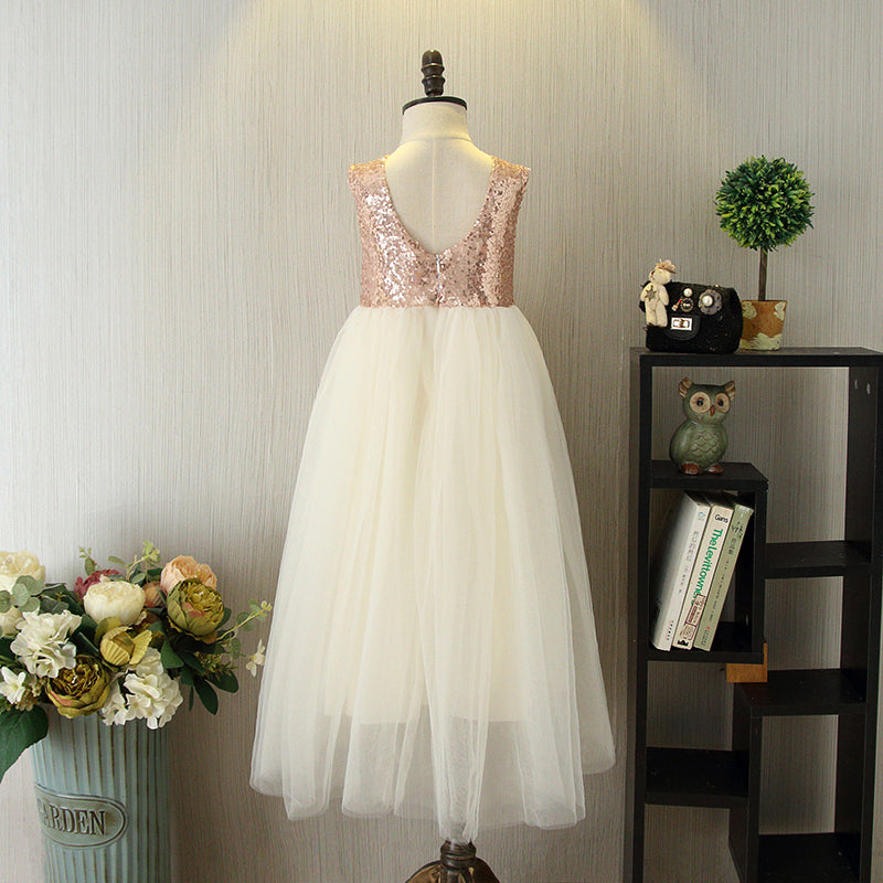 The Perfect Dana Flower Girl Dress is Available in Rose Gold ...