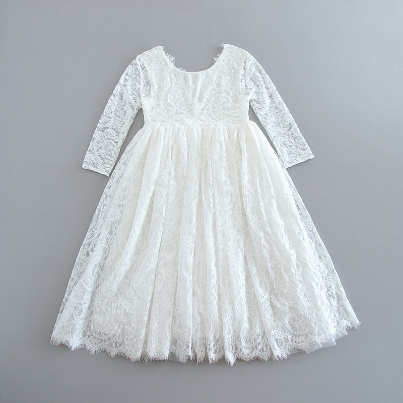 Perfect Paisley Flower Girl Dress in White Available for Sale ...