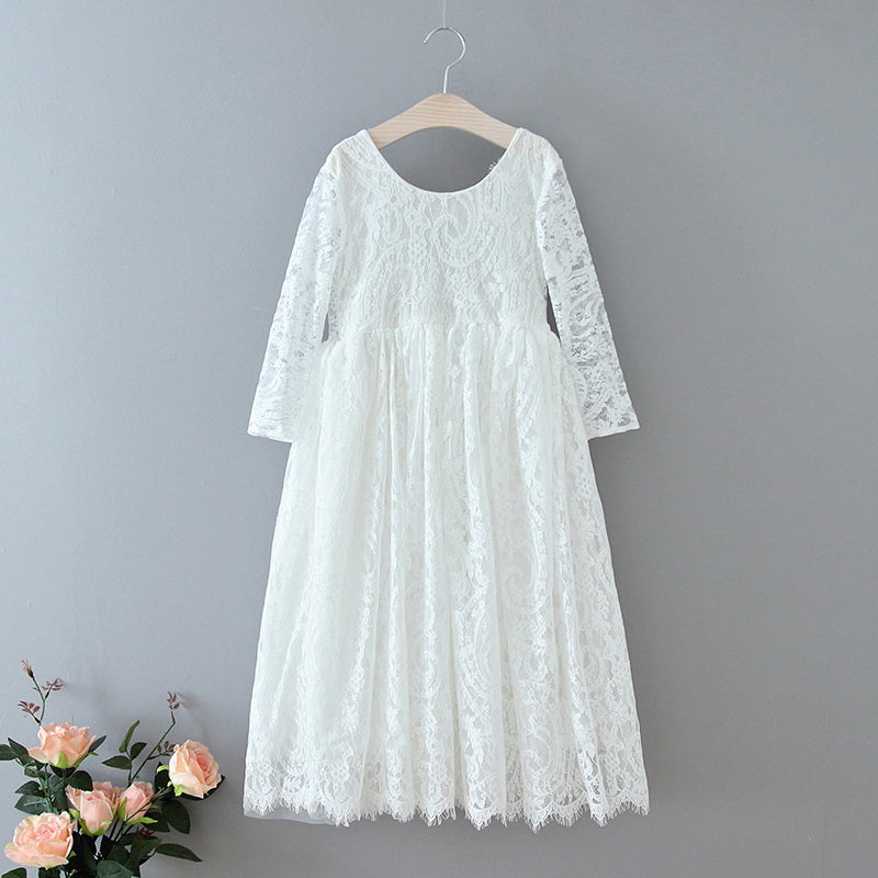White Flower Girl Dress The Paisley Dress | Nicolette's Couture Nicolette's Couture White Flower Girl Dress The Paisley Dress | Nicolette's Couture Nicolette's Couture